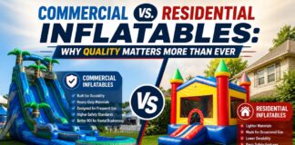 Commercial vs. Residential Inflatables: Why Quality Matters More Than Ever